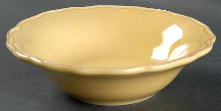 Baroque Yellow Coupe Cereal Bowl