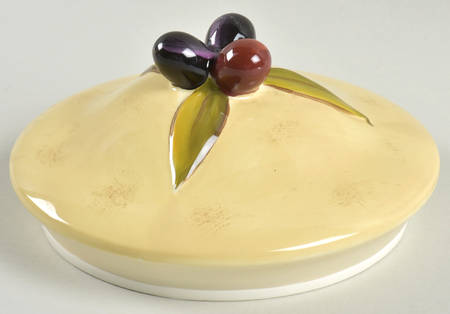 Antique Olive Lid for Large Canister