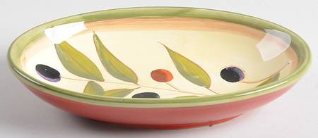 Antique Olive Dip Bowl for Chip & Dip Set