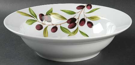 Olive Accents 9" Individual Pasta Bowl