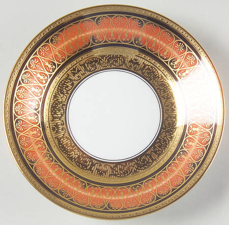 Golden Fire Rust Saucer