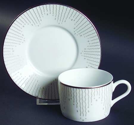 Neptune Flat Cup & Saucer Set