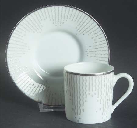 Neptune Flat Demitasse Cup & Saucer Set