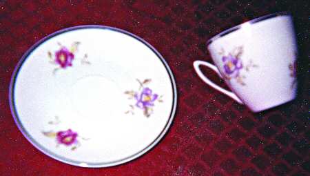 Louise Flat Cup & Saucer Set