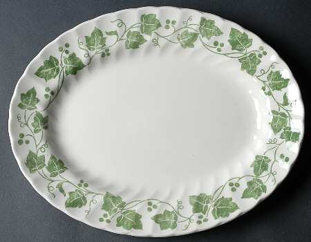 Verdigris 12" Oval Serving Platter