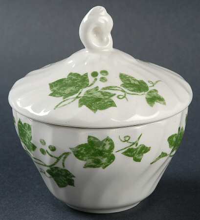 Verdigris Sugar Bowl & Lid