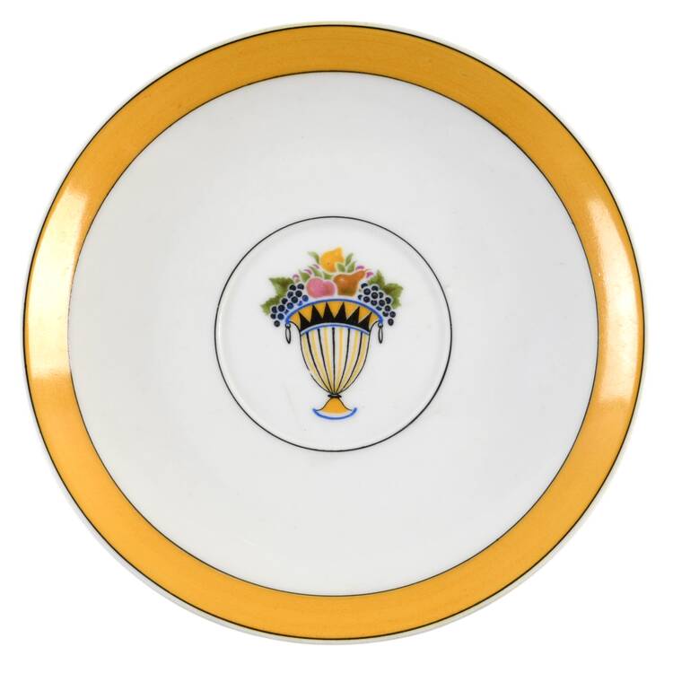 CHF1282 Yellow Saucer for Bouillon Cup