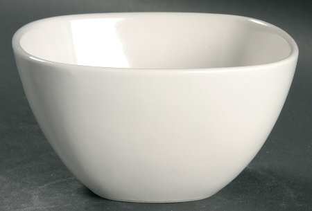 Graffiti Ivory Rice Bowl
