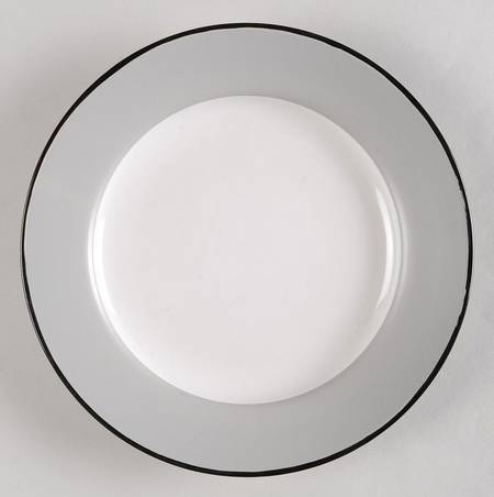 Matte Bands Salad Plate