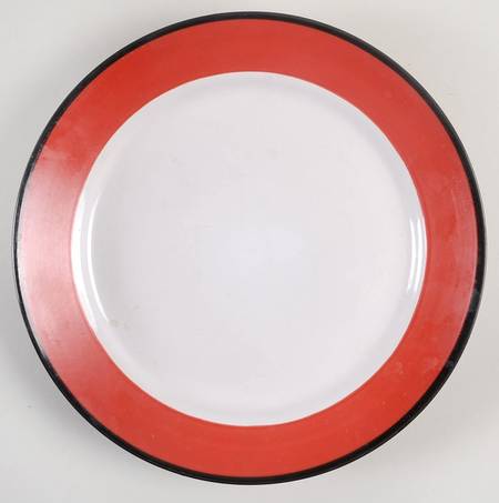 Matte Bands Dinner Plate by Culinary Arts