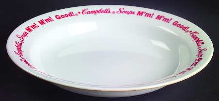 Campbell's Soups (Corelle) by Corning Corelle