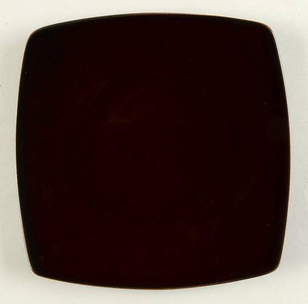 Mahogany Square Salad Plate by Crate & Barrel