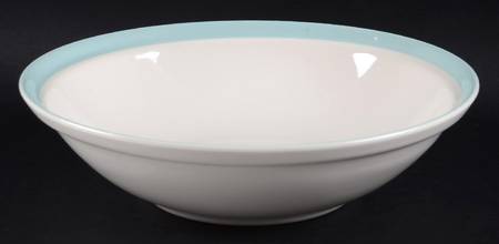Turquoise Scroll 8" Round Vegetable Bowl