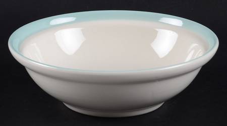 Turquoise Scroll Fruit/Dessert (Sauce) Bowl
