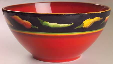 Jalapeno 11" Round Serving Bowl