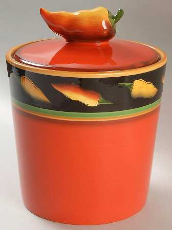 Jalapeno Large Canister & Lid
