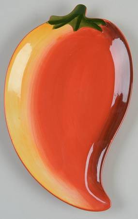 Jalapeno Figural Serving Tray