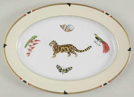 Exotica 15" Oval Serving Platter