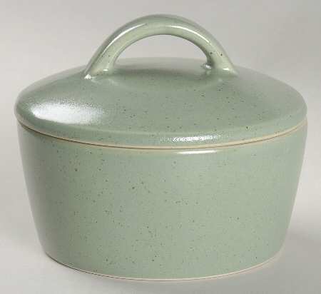 Cargo Fatigue (Medium Green) Sugar Bowl & Lid