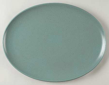 Cargo Aqua 15" Oval Serving Platter