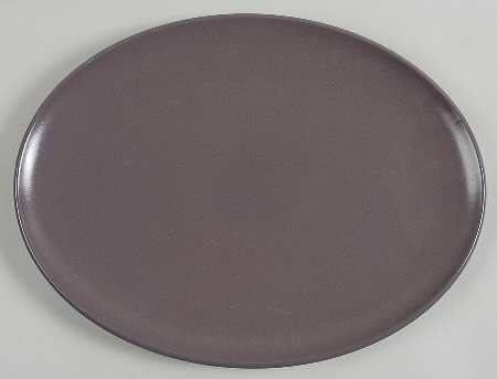 Cargo Plum 15" Oval Serving Platter
