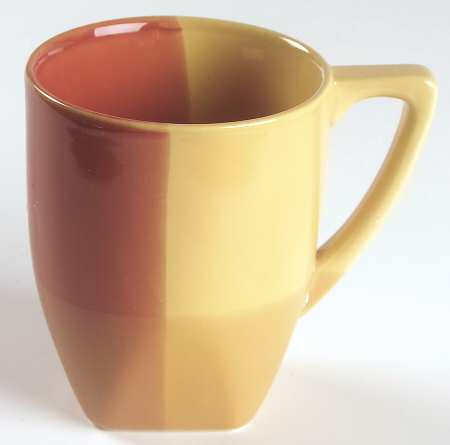 Colortones Red and Yellow Mug