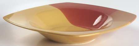 Colortones Red and Yellow Soup/Cereal Bowl