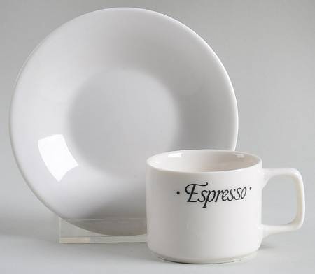 CLR32 Espresso Cup and Saucer Set