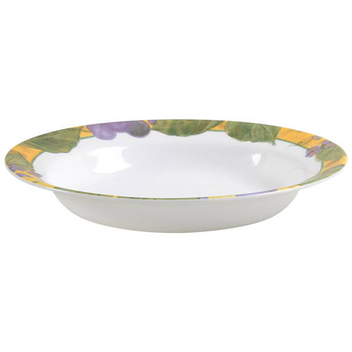 Tuscan Vine (Corelle) Large Rim Soup Bowl by Corning Corelle