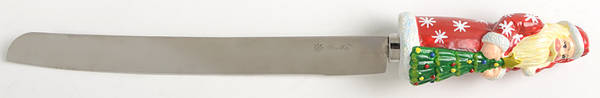 Letters To Santa Cake Knife/Server with Stainless Blade