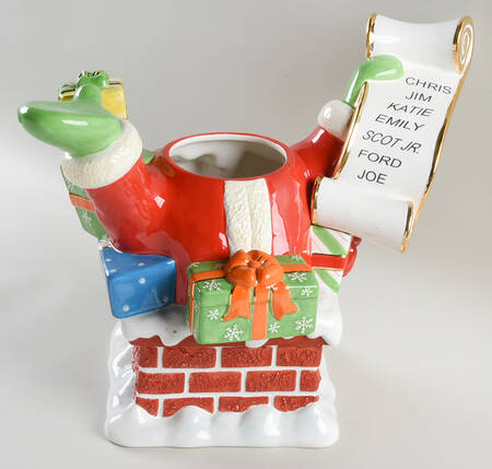 Letters To Santa Figural Cookie Jar No Lid