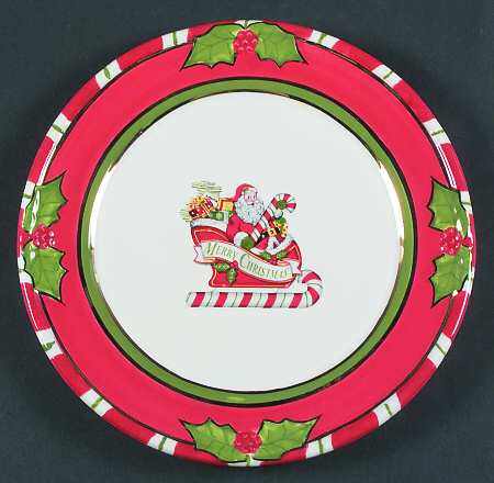 Letters To Santa Salad Plate