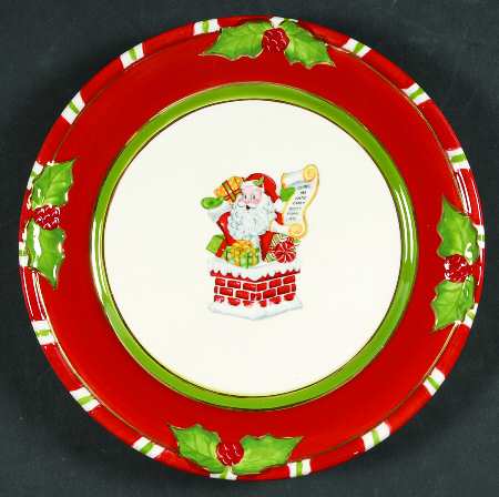 Letters To Santa Salad Plate