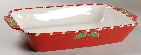 Letters To Santa 13"  Rectangular Baker