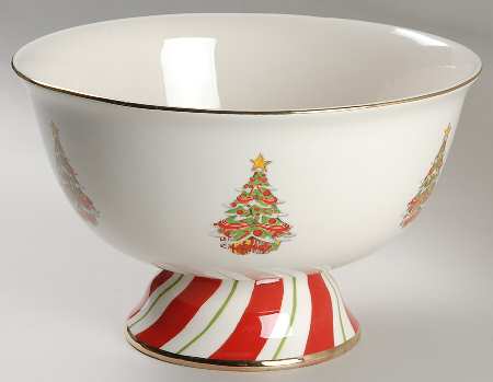Letters To Santa Footed Bowl