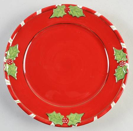 Letters To Santa Salad Plate