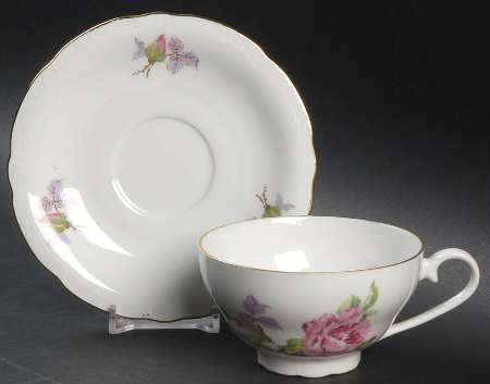 CZE189 Flat Cup & Saucer Set