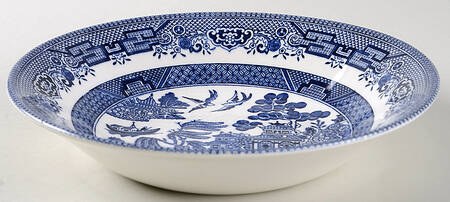 Willow Blue (Columbia) Coupe Soup Bowl