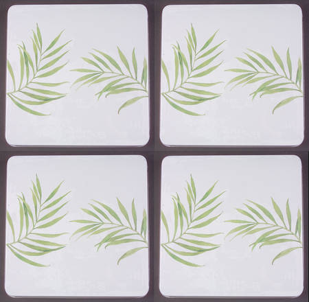 Bamboo Leaf (Corelle) Square Stove Cover - Set of 4