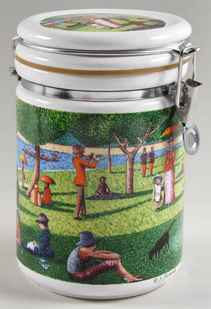 Master Impressionists Large Canister & Lid