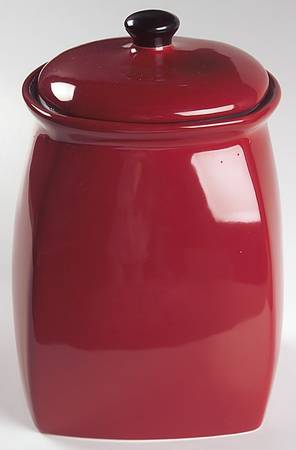 Chili Red (Round) Cookie Jar & Lid