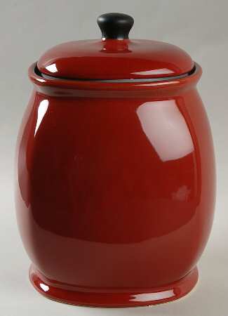 Chili Red (Round) Extra Large Canister & Lid