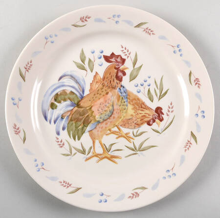 Country Morning Dinner Plate by Corning Corelle