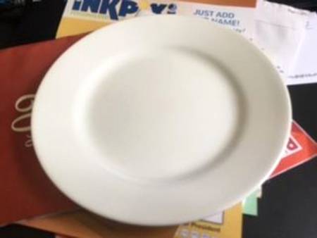 Eggshell Salad Plate