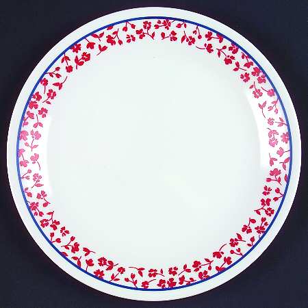 Floral Cascade (Corelle) Luncheon Plate