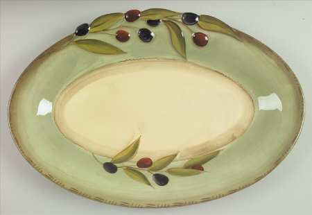 Oliva Italiana 18" Oval Serving Platter