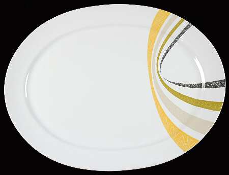 Linea (Corelle) 17" Oval Serving Platter