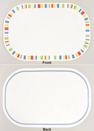 Memphis (Corelle) Reversible Plastic Foam Place Mat