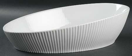 Scandia White 12'' Oval Baker