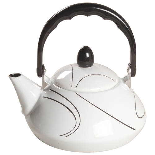 Simple Lines (Corelle) Individual Metal Kettle & Lid